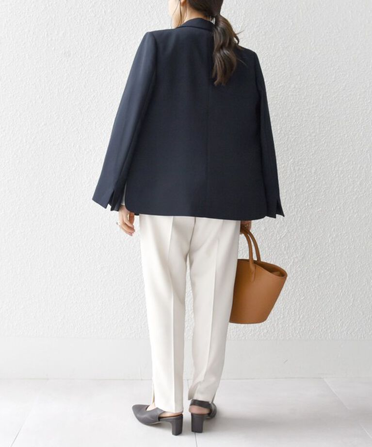 SHIPS any「SHIPS any: ドライツイル テーパード パンツ［NAVY BLUE］」|その他|