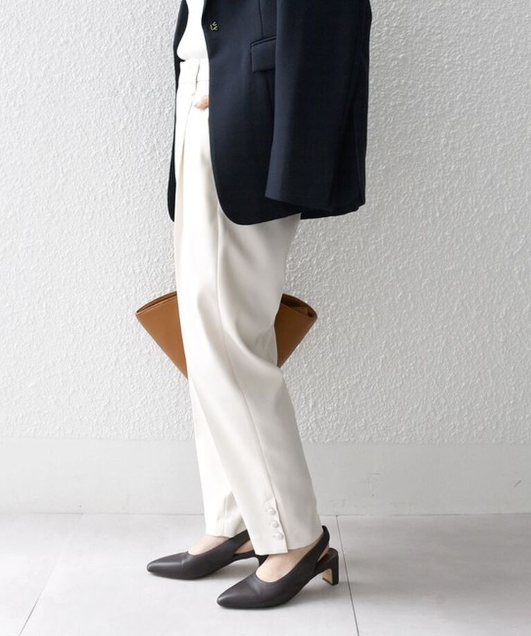 SHIPS any「SHIPS any: ドライツイル テーパード パンツ［NAVY BLUE］」|その他|