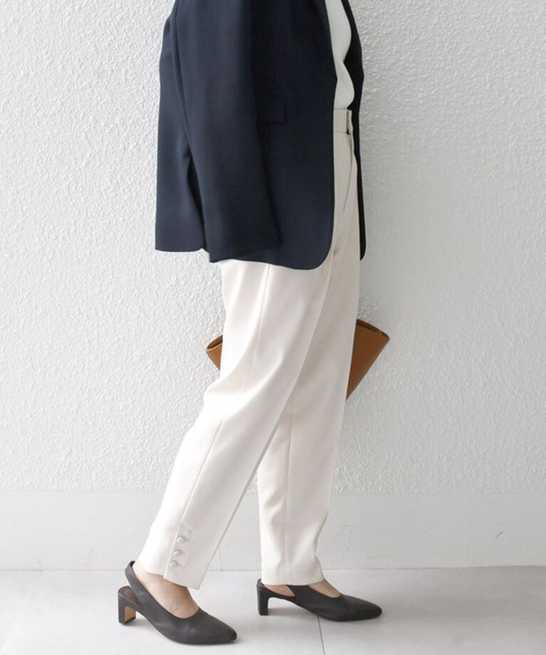 SHIPS any「SHIPS any: ドライツイル テーパード パンツ［NAVY BLUE］」|その他|