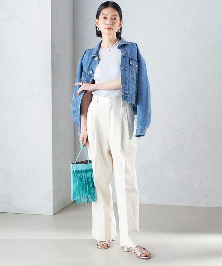 SHIPS for women「〈手洗い可能〉ラメ ノースリーブ ニット」|ニット・セーター|