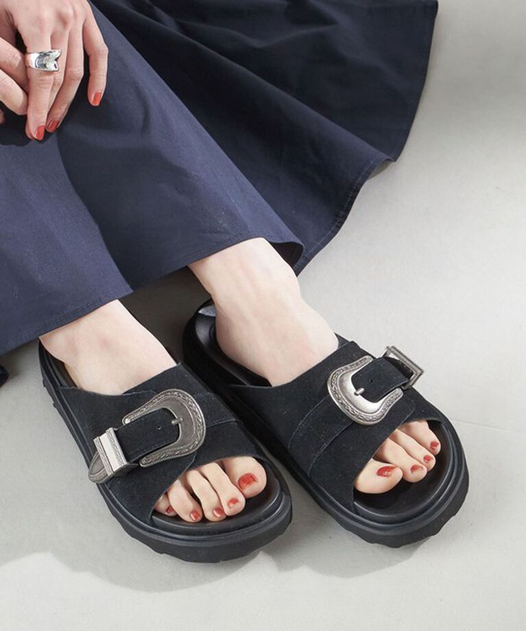 SHIPS for women「MOHI:BIG BACKLE SANDAL◇」|サンダル|
