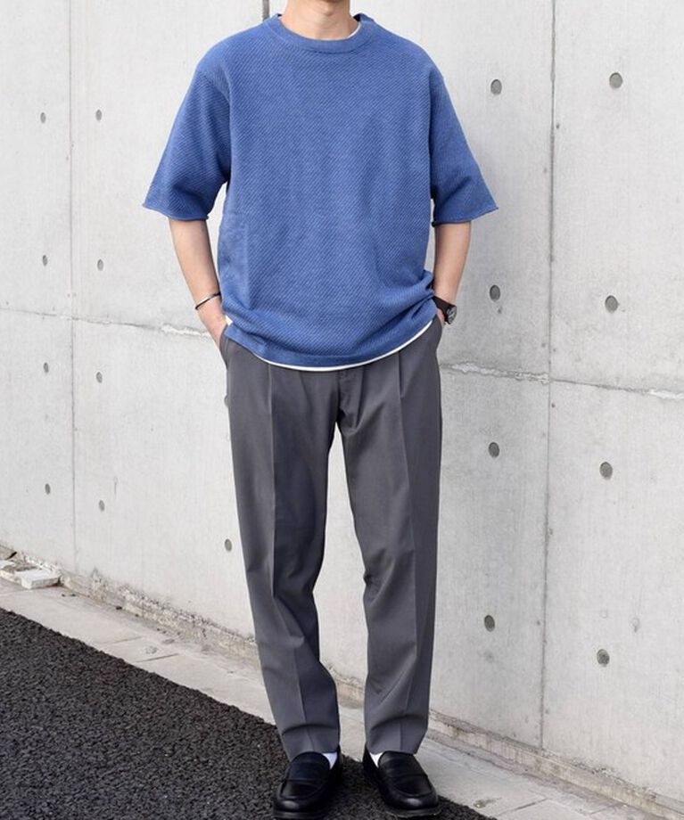 SHIPS any「SHIPS any: COOLMAX ジャストレングス テーパード パンツ ＜セットアップ対応＞◇」|チノ|