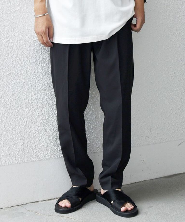 SHIPS any「SHIPS any: COOLMAX ジャストレングス テーパード パンツ ＜セットアップ対応＞◇」|チノ|