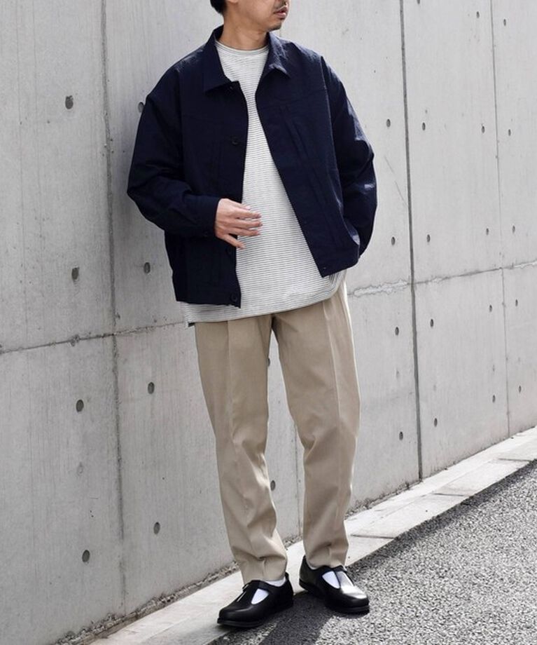 SHIPS any「SHIPS any: COOLMAX ジャストレングス テーパード パンツ ＜セットアップ対応＞◇」|チノ|