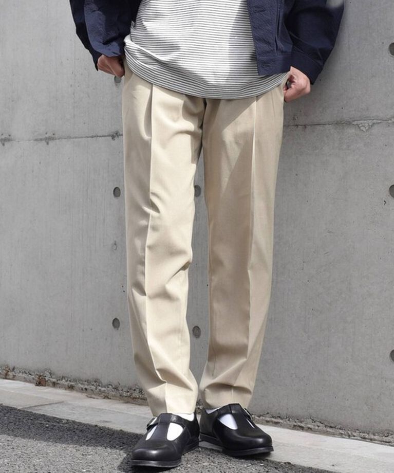 SHIPS any「SHIPS any: COOLMAX ジャストレングス テーパード パンツ ＜セットアップ対応＞◇」|チノ|