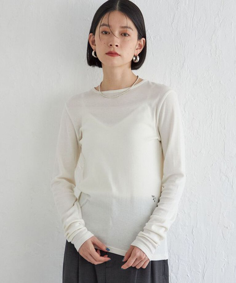 SHIPS for women「Wai＋:〈手洗い可能〉オーガニックコットン カットソー」|Tシャツ・カットソー|
