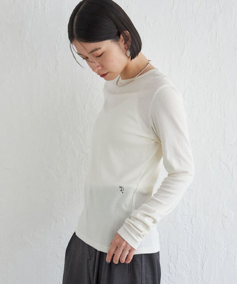 SHIPS for women「Wai＋:〈手洗い可能〉オーガニックコットン カットソー」|Tシャツ・カットソー|