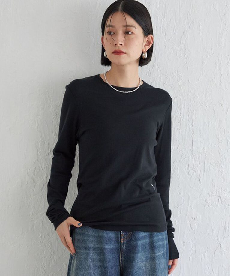 SHIPS for women「Wai＋:〈手洗い可能〉オーガニックコットン カットソー」|Tシャツ・カットソー|