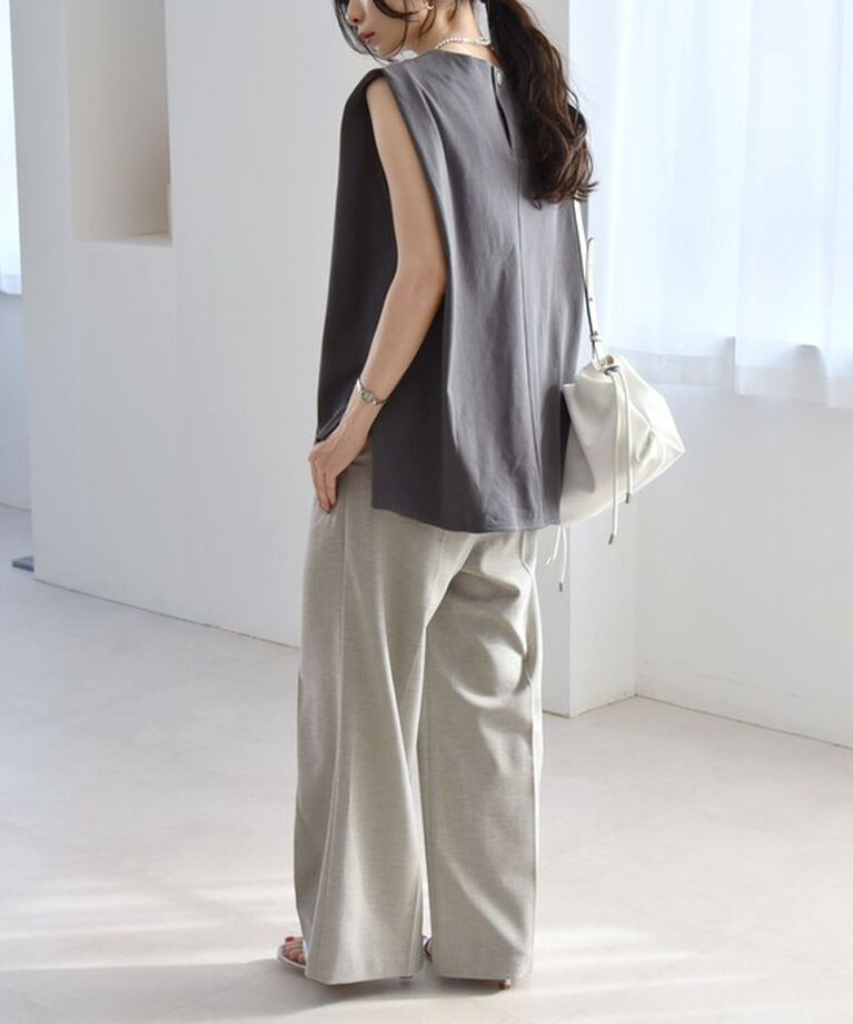 quaranciel「quaranciel:〈洗濯機可能〉ウーステッド ライク グルカ ワイド パンツ」|その他|