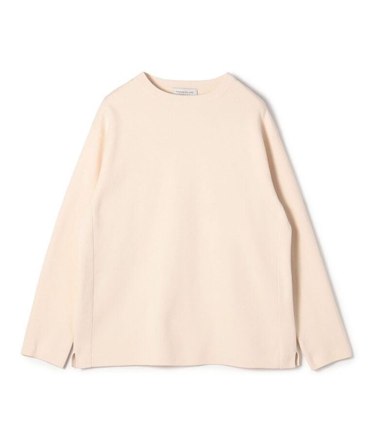 TOMORROWLAND MENS「TOMORROWLAND TRICOT スビンコットン ニットバスクシャツ」|ニット・セーター|13 ライトベージュ