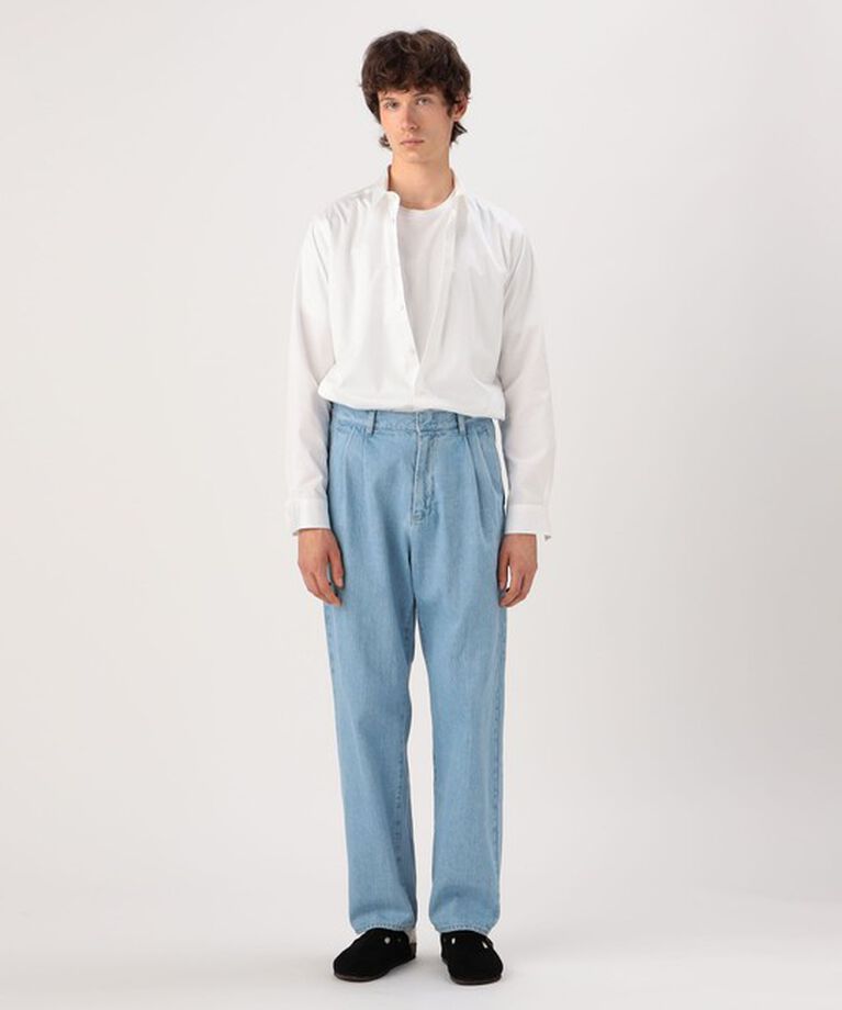 GALERIE VIE「ハイカウントサテン ロングスリーブシャツ」|シャツ・ブラウス|