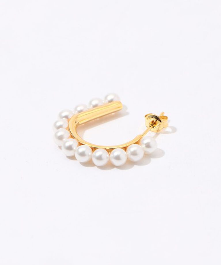 TOMORROWLAND GOODS「【別注】januka × TOMORROWLAND パールフープピアス」|ピアス|