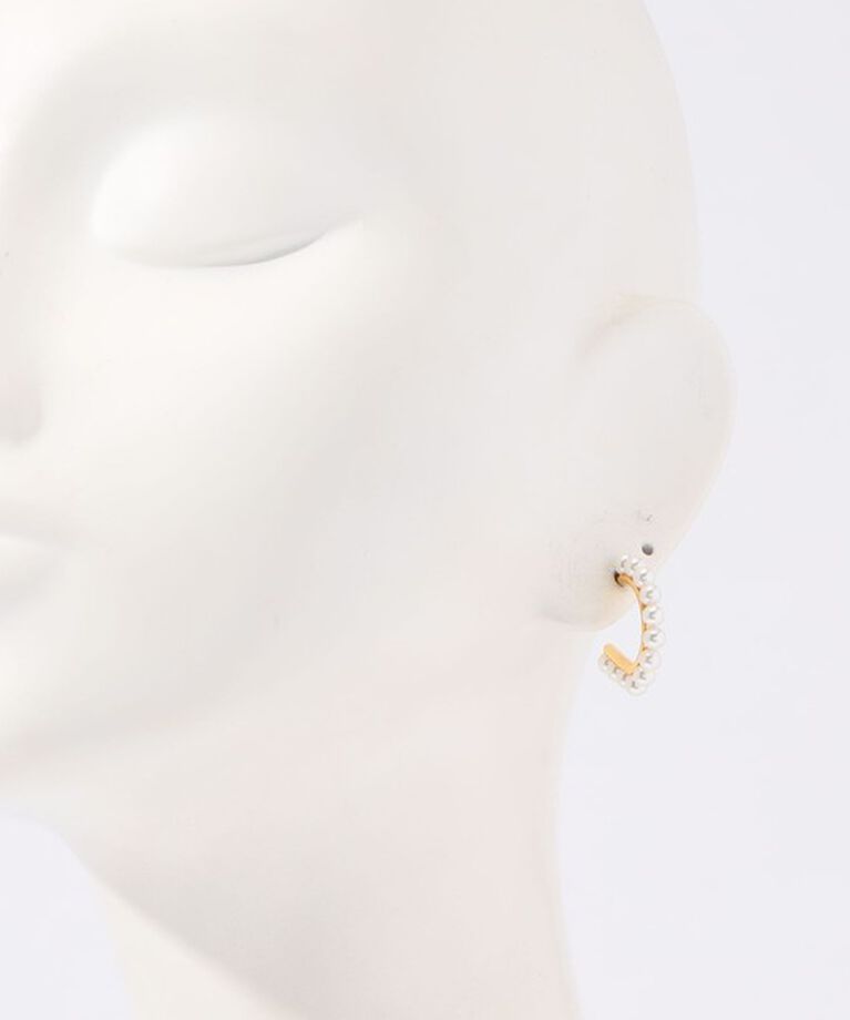 TOMORROWLAND GOODS「【別注】januka × TOMORROWLAND パールフープピアス」|ピアス|