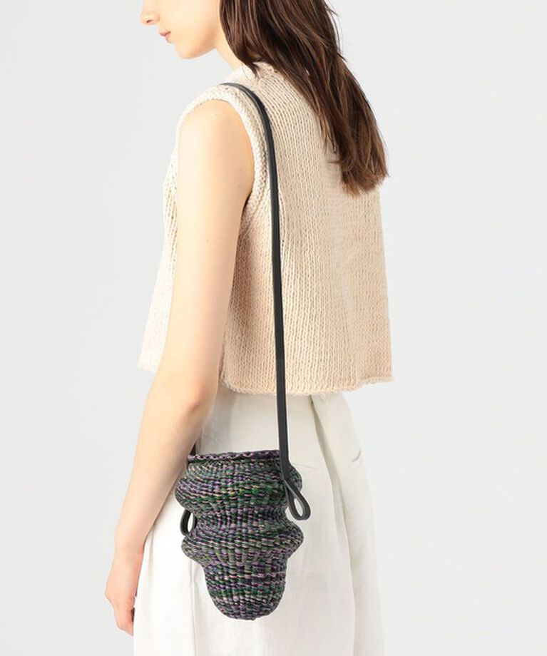 TOMORROWLAND GOODS「Ines Bressand ミニウェーブショルダーバッグ 」|かごバッグ|