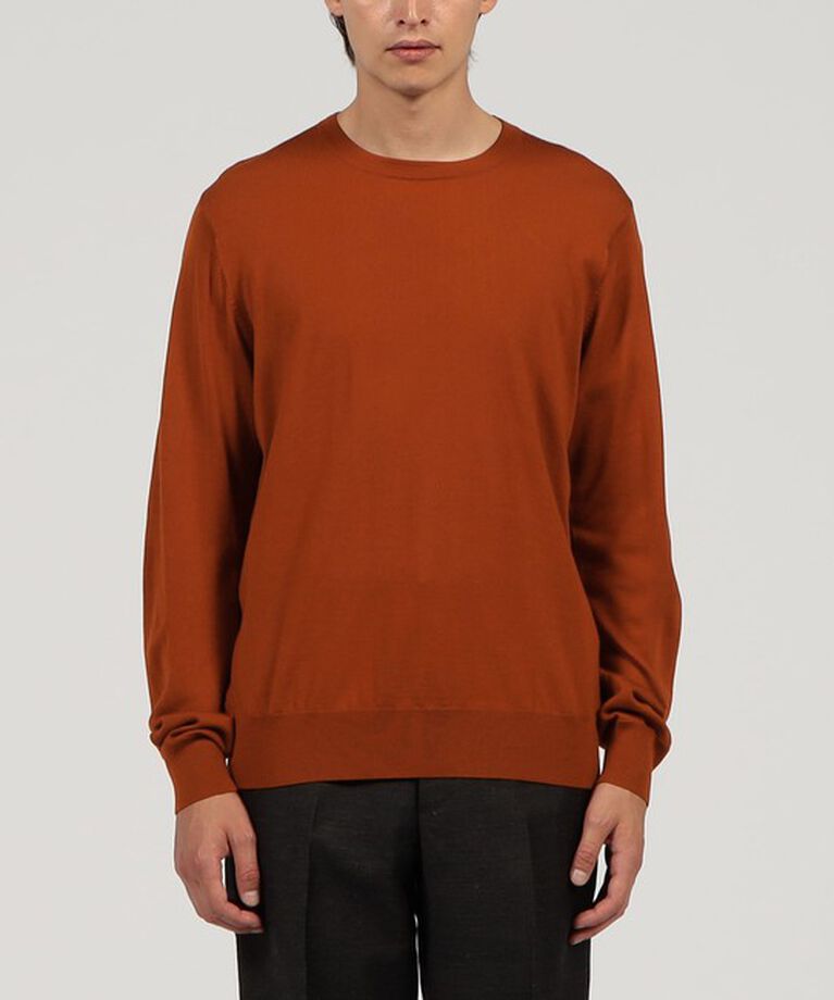 TOMORROWLAND MENS「TOMORROWLAND tricot スーパーファインメリノウール クルーネックプルオーバー」|ニット・セーター|