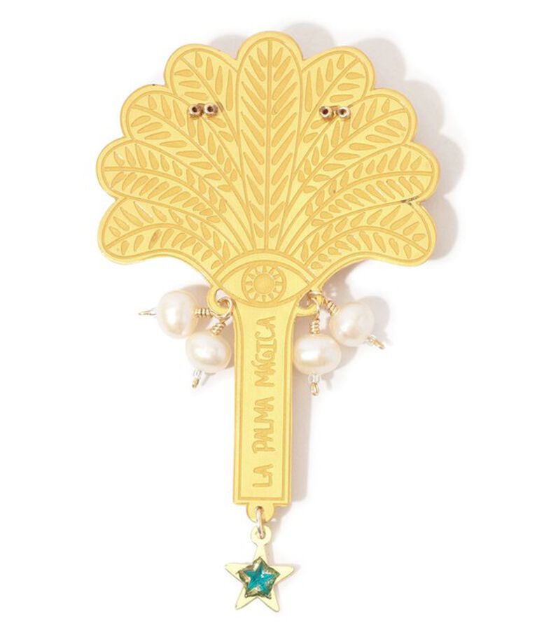 TOMORROWLAND GOODS「MERCEDES SALAZAR GOLDEN PALM ブローチ」|ブローチ・コサージュ|