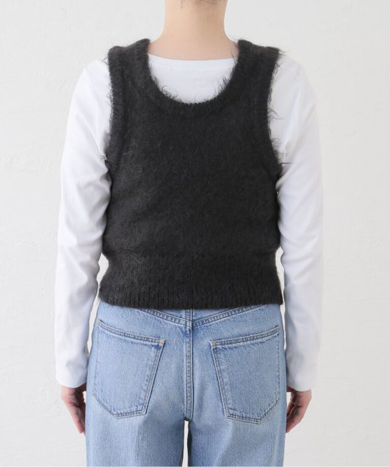 IENA LA BOUCLE「AURALEE/オーラリー BRUSHED SUPER KID MOHAIR MIX ニット A24AT06KM」|ベスト・ジレ|