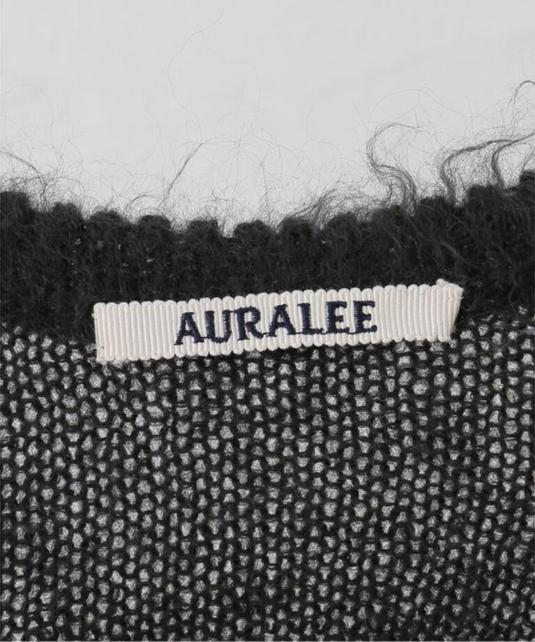 IENA LA BOUCLE「AURALEE/オーラリー BRUSHED SUPER KID MOHAIR MIX ニット A24AT06KM」|ベスト・ジレ|