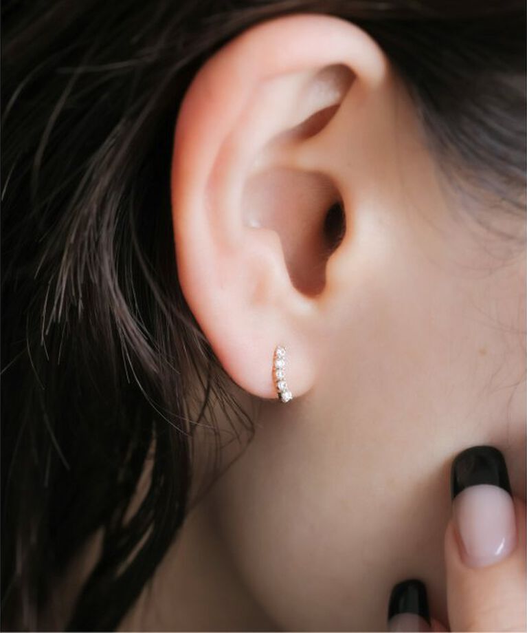 SLOBE IENA「《WEB/一部店舗限定》SLOBE サークルピアス」|ピアス|