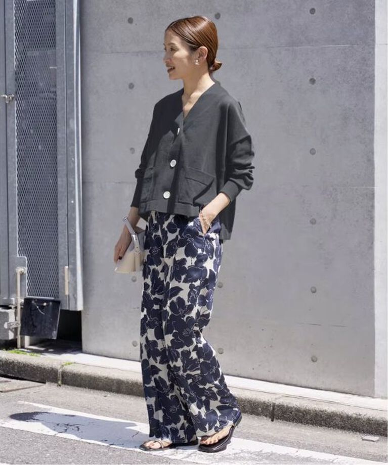 IENA「《追加》ラインフラワー パンツ」|その他|