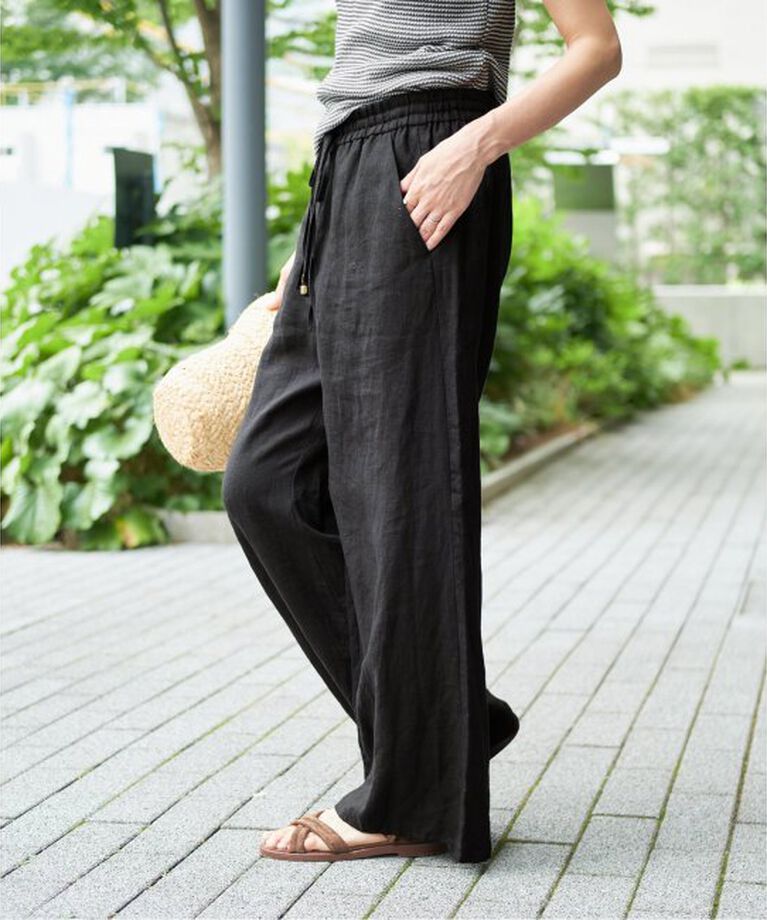 IENA LA BOUCLE「IENA LA BOUCLE リネンブロードイージーパンツ」|その他|