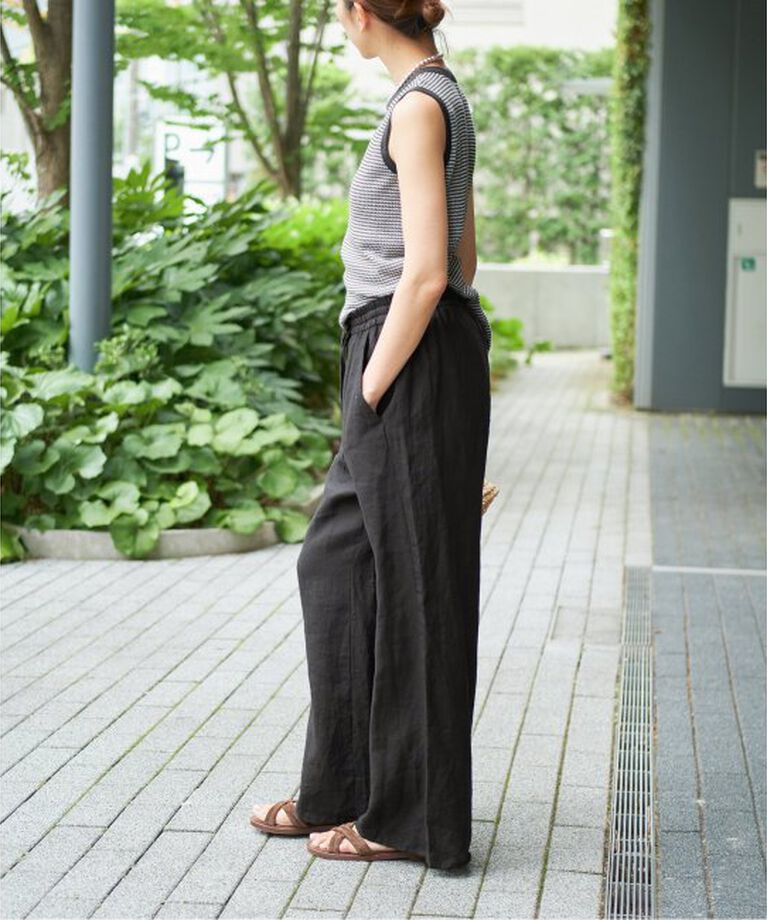 IENA LA BOUCLE「IENA LA BOUCLE リネンブロードイージーパンツ」|その他|