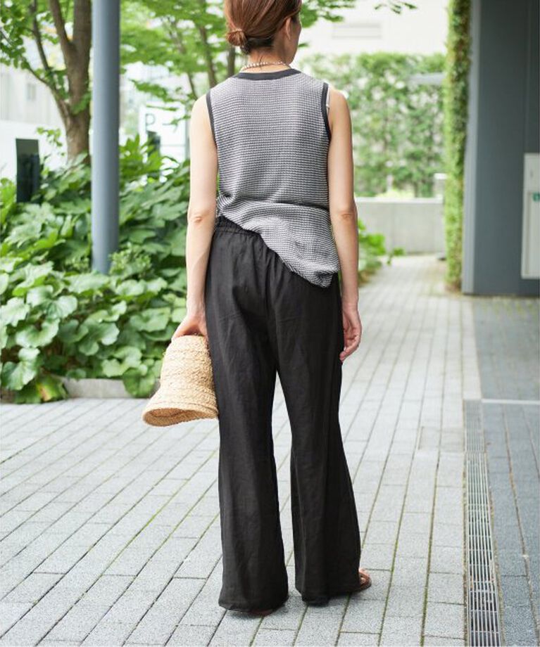IENA LA BOUCLE「IENA LA BOUCLE リネンブロードイージーパンツ」|その他|
