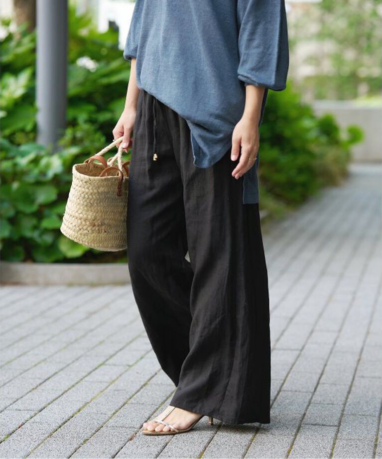 IENA LA BOUCLE「IENA LA BOUCLE リネンブロードイージーパンツ」|その他|