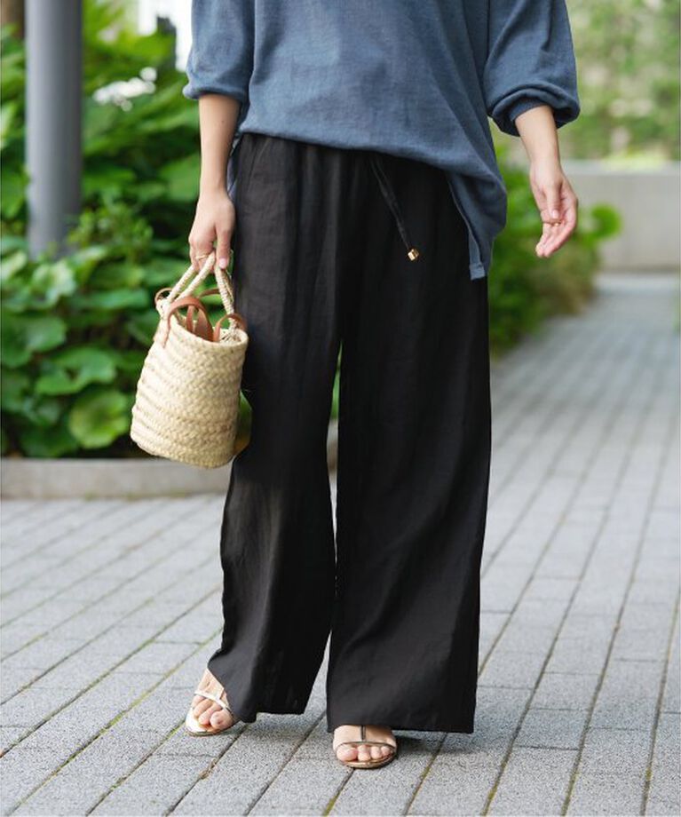 IENA LA BOUCLE「IENA LA BOUCLE リネンブロードイージーパンツ」|その他|