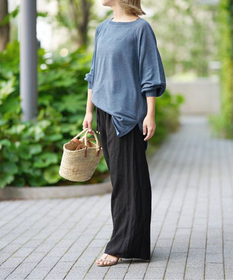 IENA LA BOUCLE「IENA LA BOUCLE リネンブロードイージーパンツ」|その他|