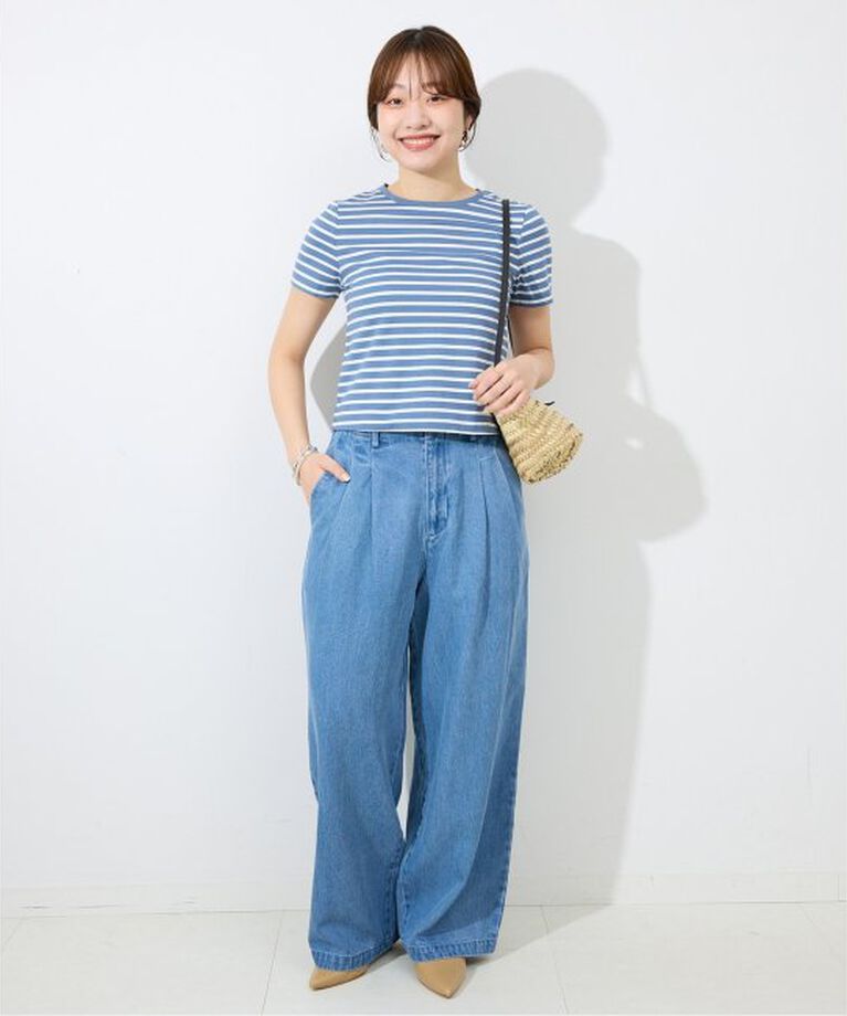 SLOBE IENA「KECH LeS ESSENTIELS RAFFIA LEATHER FLAP MINI KBG-2341」|かごバッグ|