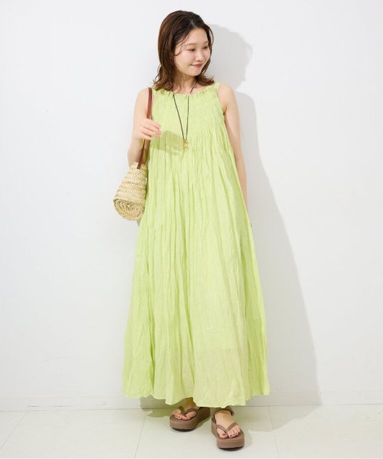 SLOBE IENA「KECH LeS ESSENTIELS RAFFIA LEATHER FLAP MINI KBG-2341」|かごバッグ|