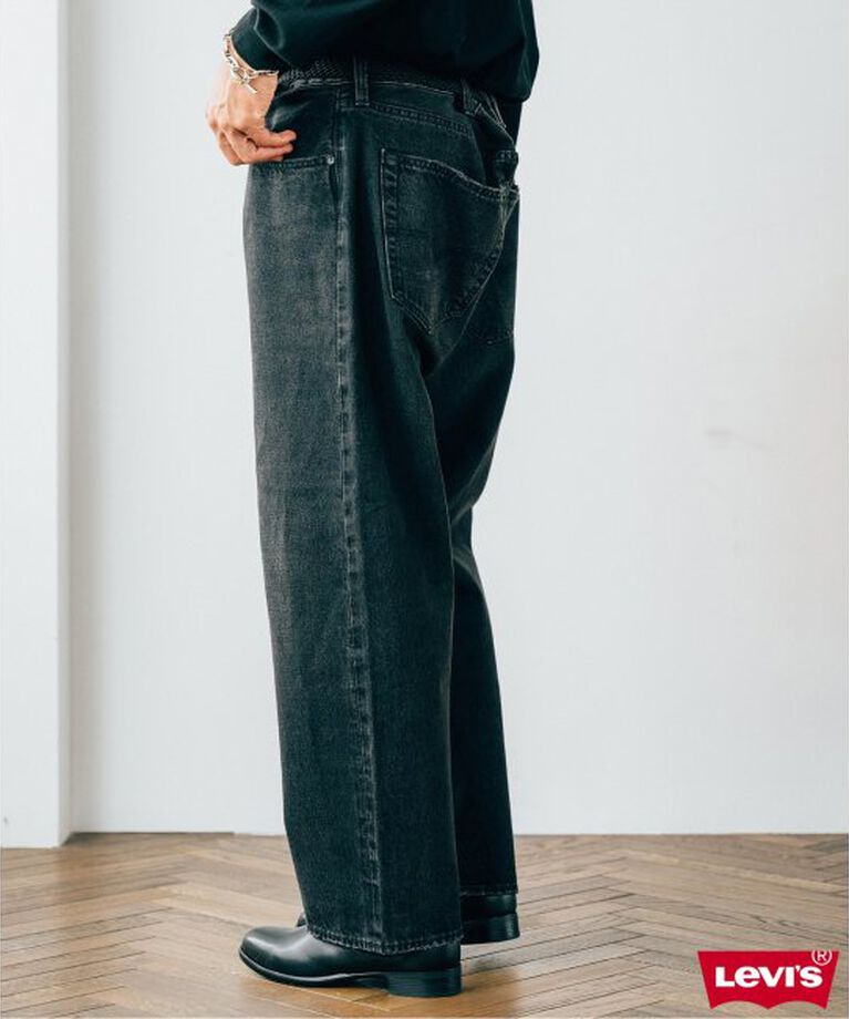 EDIFICE「《追加入荷》Levi’s(リーバイス) 30th 別注 BIG E 501(R) BLACK L26」|デニム|ブラック