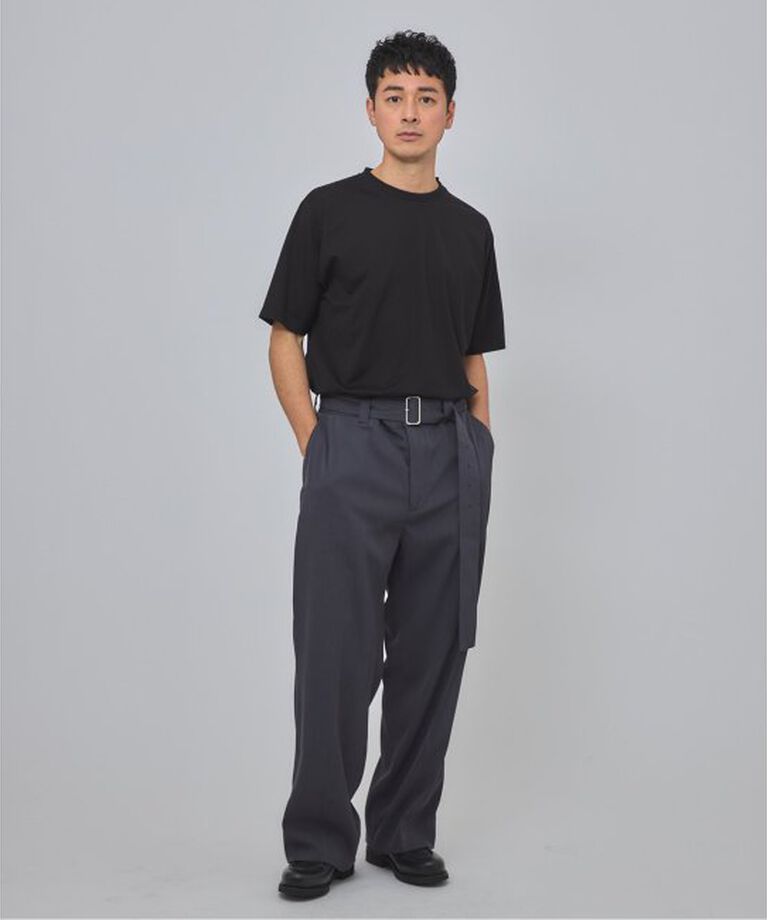 EDIFICE「E. SILK MIX JQ NECK Tシャツ」|Tシャツ・カットソー|
