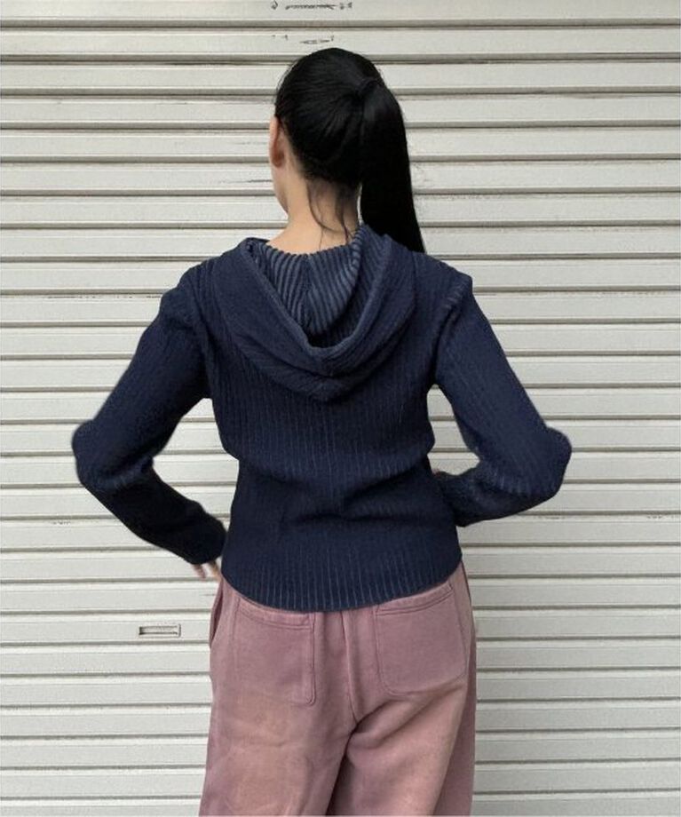 Oriens JOURNAL STANDARD「コンパクトリブフーディ」|ニット・セーター|