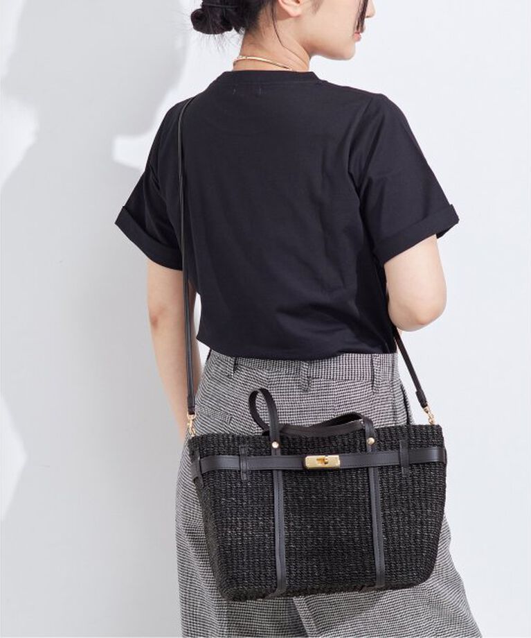journal standard L'essage「《別注》【COTTO/コット】カゴbag」|かごバッグ|ブラック