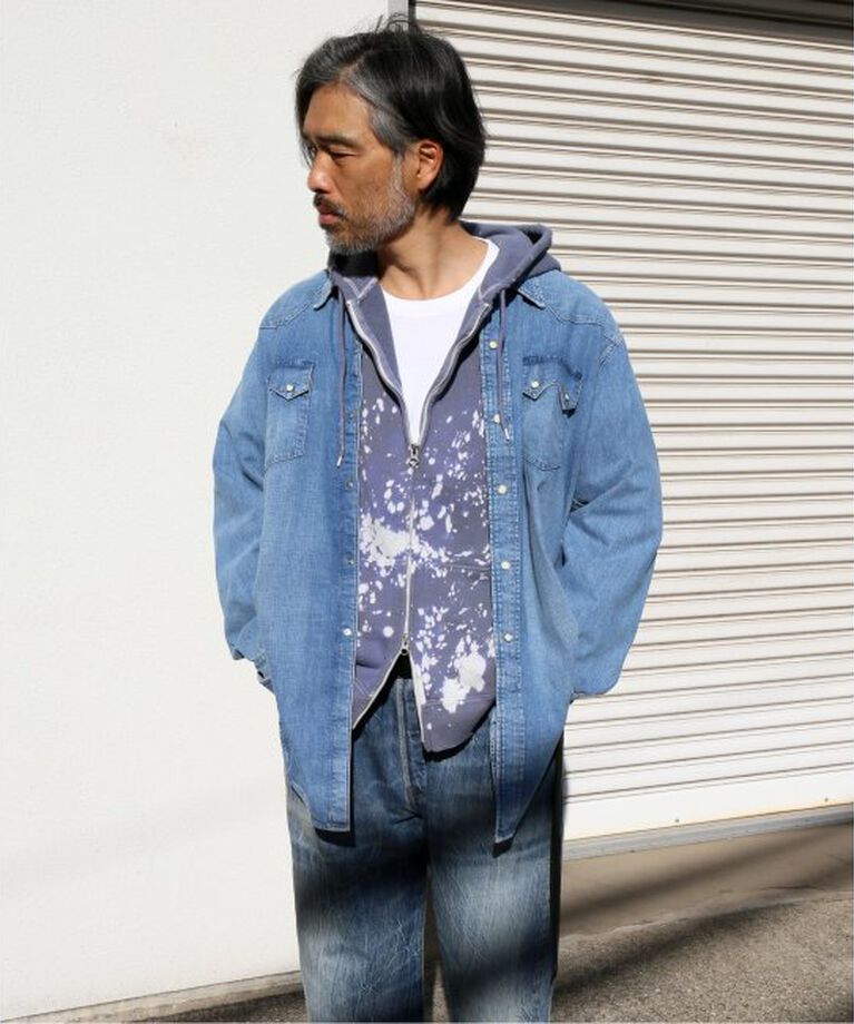 JOURNAL STANDARD「LEVI'S(R) VINTAGE CLOTHING / リーバイス SHORTHORN SAWTOOTH INDIGO COSMOS」|シャツ・ブラウス|