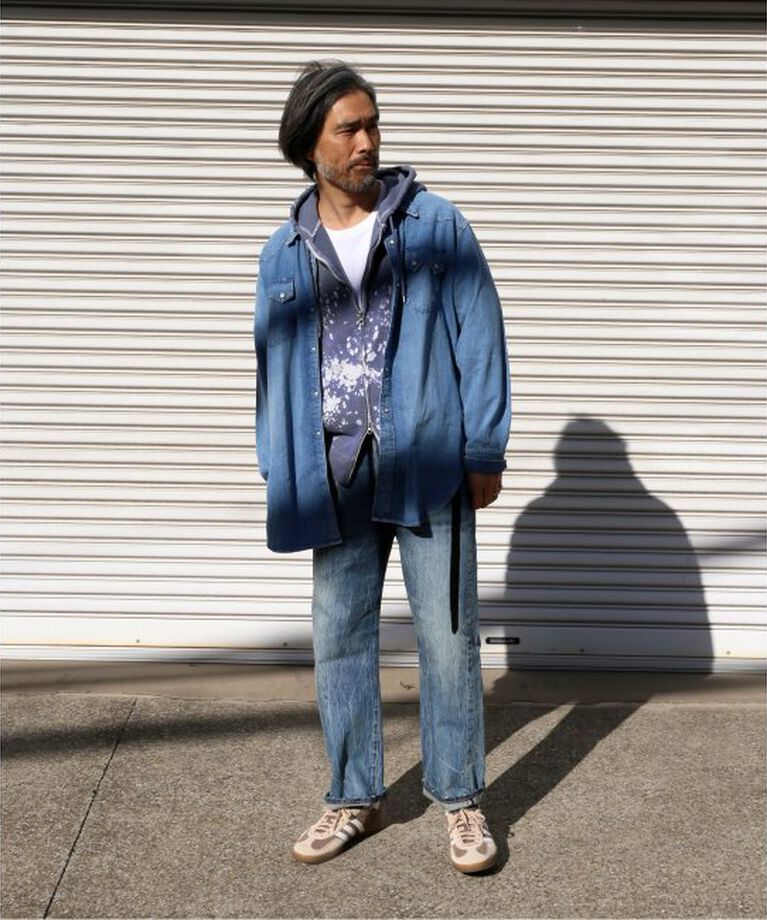 JOURNAL STANDARD「LEVI'S(R) VINTAGE CLOTHING / リーバイス SHORTHORN SAWTOOTH INDIGO COSMOS」|シャツ・ブラウス|