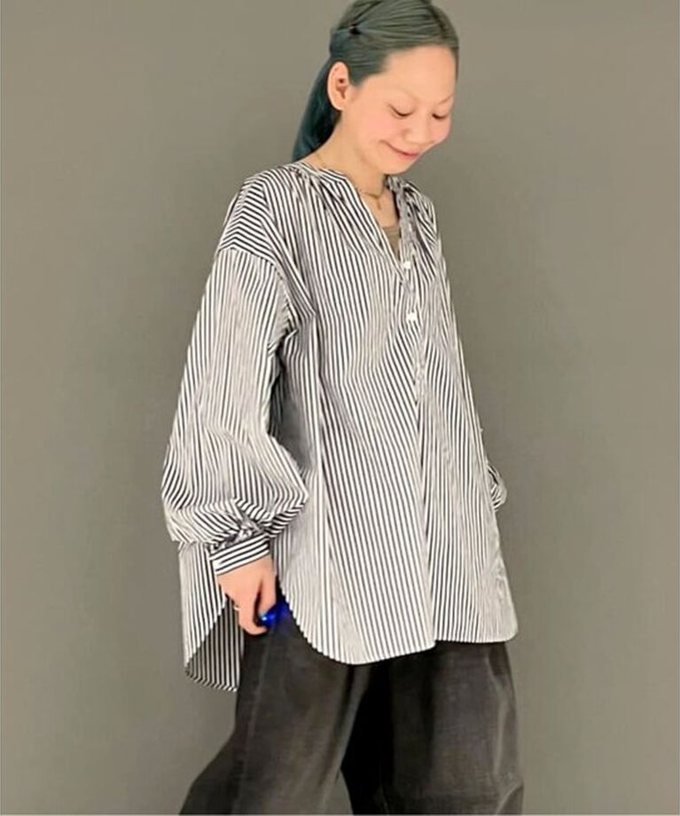 journal standard luxe「タイプクロス ギャザーブラウス」|シャツ・ブラウス|