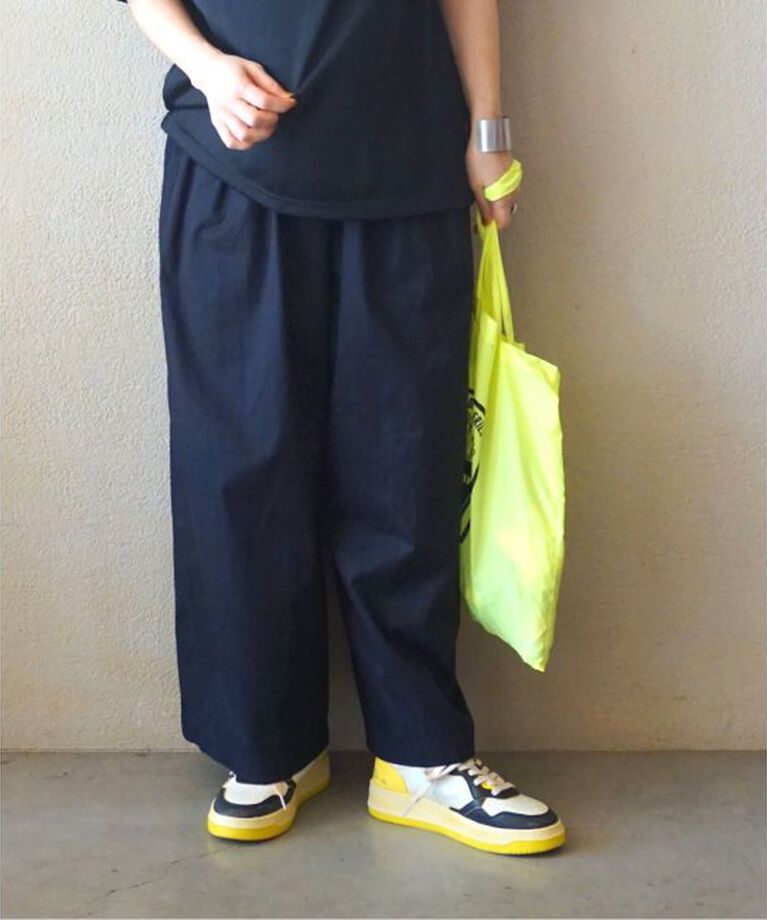 journal standard luxe「ツイル タックパンツ」|その他|ネイビー