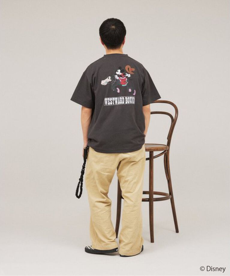 JOURNAL STANDARD「MICKEY MOUSE / ミッキー マウス 別注ウェスタンプリント Tシャツ」|Tシャツ・カットソー|