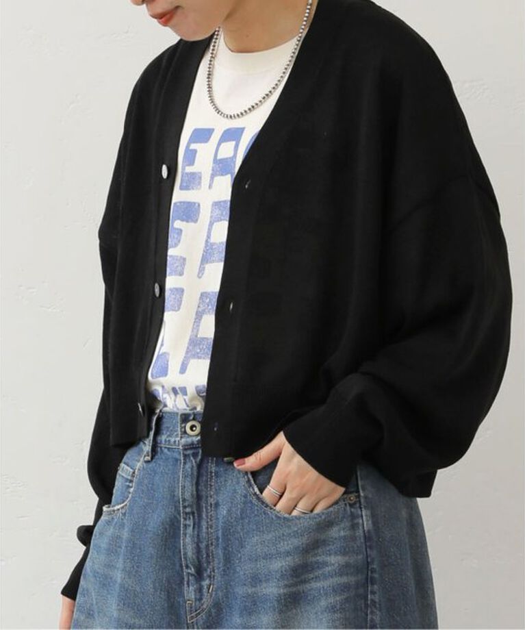 journal standard luxe「シアーテンジク Vネックカーディガン」|カーディガン|