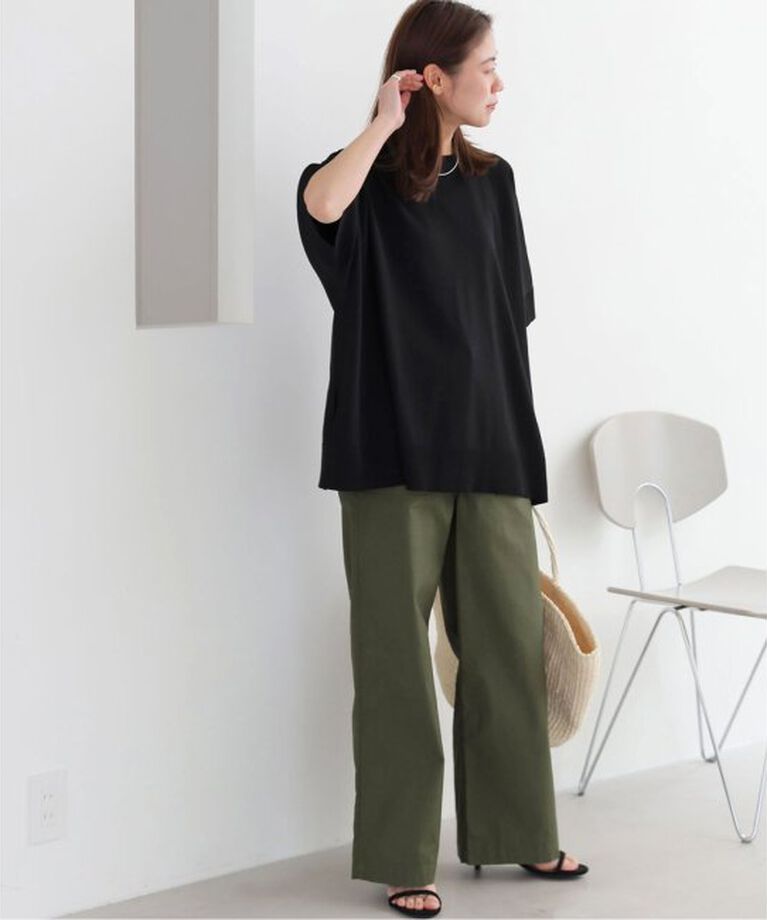 JOURNAL STANDARD relume「《追加2》接触冷感 / ウォッシャブルクールポンチョプルオーバー」|ニット・セーター|