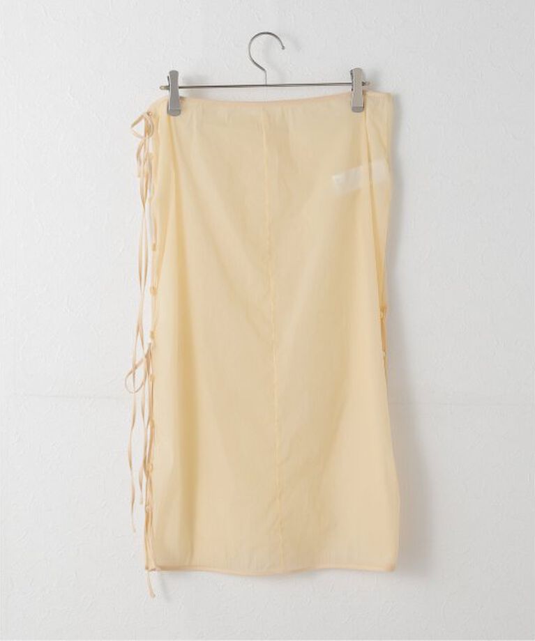 JOURNAL STANDARD「【LOW CLASSIC/ロウ クラシック】SEE-THROUGH BUTTON LOOP SKIR」|スカート|