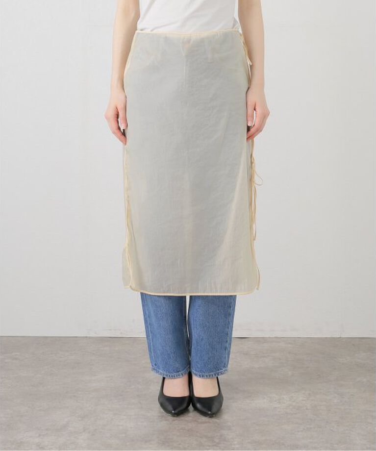 JOURNAL STANDARD「【LOW CLASSIC/ロウ クラシック】SEE-THROUGH BUTTON LOOP SKIR」|スカート|
