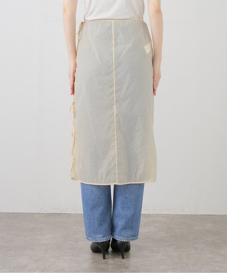 JOURNAL STANDARD「【LOW CLASSIC/ロウ クラシック】SEE-THROUGH BUTTON LOOP SKIR」|スカート|