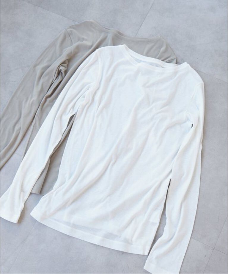 Spick and Span「ソフトフライスシアーボートネックTEE」|Tシャツ・カットソー|