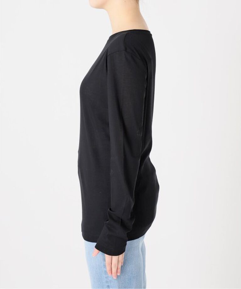 Spick and Span「ソフトフライスシアーボートネックTEE」|Tシャツ・カットソー|