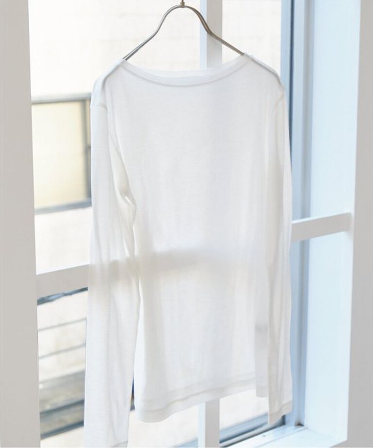 Spick and Span「ソフトフライスシアーボートネックTEE」|Tシャツ・カットソー|
