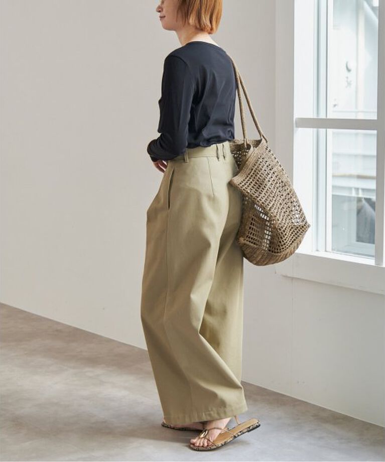 Spick and Span「ソフトフライスシアーボートネックTEE」|Tシャツ・カットソー|